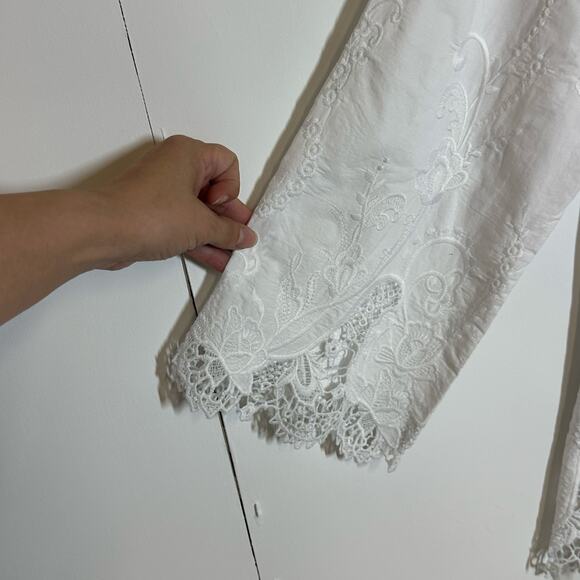 Roaman's Women's Plus Size Poplin Embroidered Swing Tunic Sz 18W - Picture 7 of 12